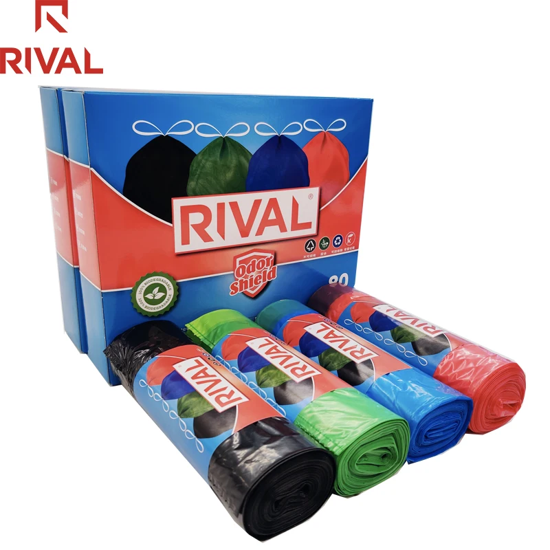 best selling ldpe garbage bag, plastic garbage bags, biodegradable blue trash bags black bin bag liner