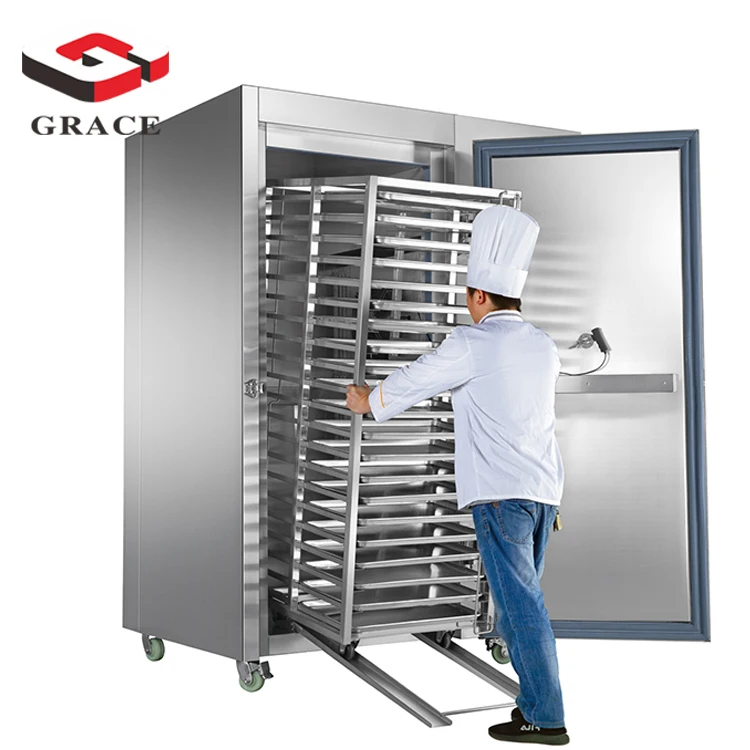 Commercial Industrial 80 Trays 2 Carts Trolley Blast Freezer Kitchen Blast Chiller Restaurant
