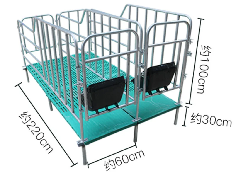 Sow Gestation Bed Galvanized Pig Farrowing Crates Pen Pig Flooring Stall Farrowing Bed Sow Equipment for sale