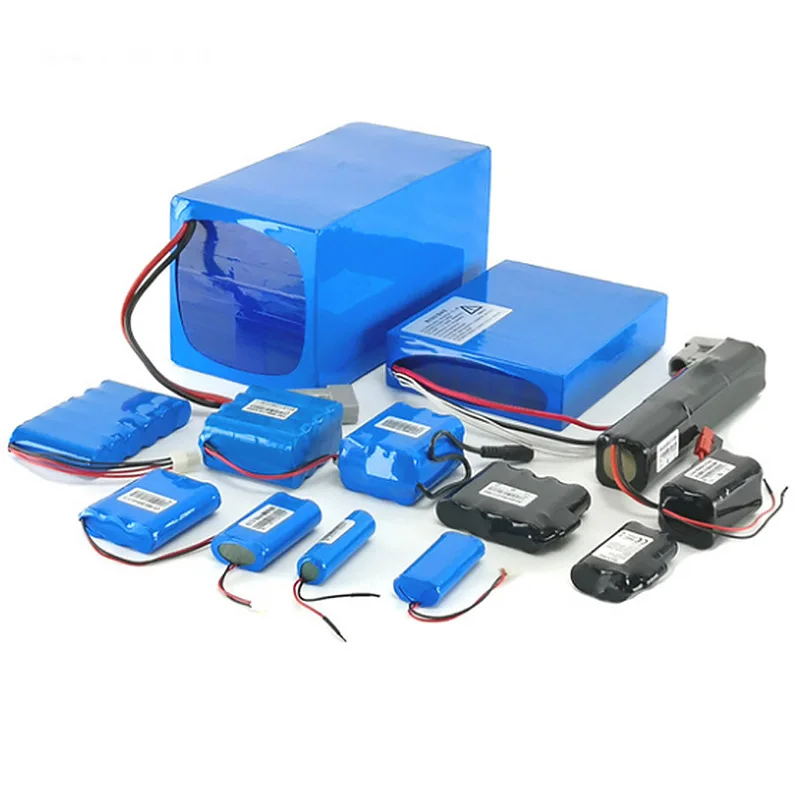 Custom Connectors Plugs 10Ah 5Ah 7Ah 5200mAh 18650 Lithium Battery 3.7V 7.4V 12V Li ion Battery Pack