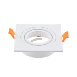 Recessed Spot Light Frame Adjustable Led Downlight Casing Square Led Spotlight Frame Fixtures