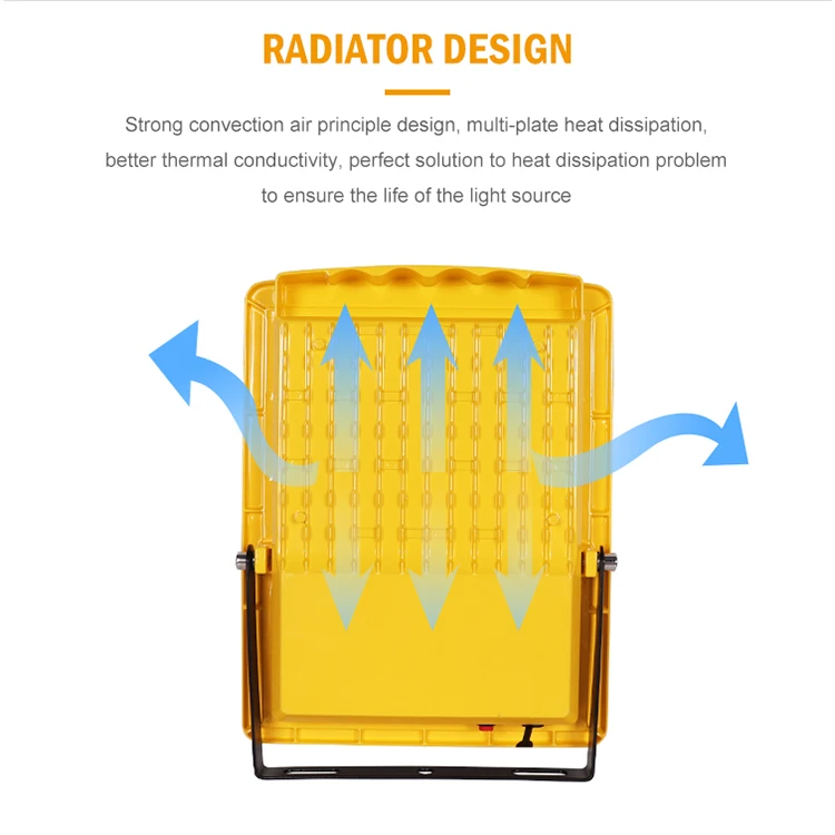 Newt Product Die Casting Aluminum Garden Fiood Lamp IP65 Outdoor Rainproof 100 200 300w Rechargeable LED Floodlights
