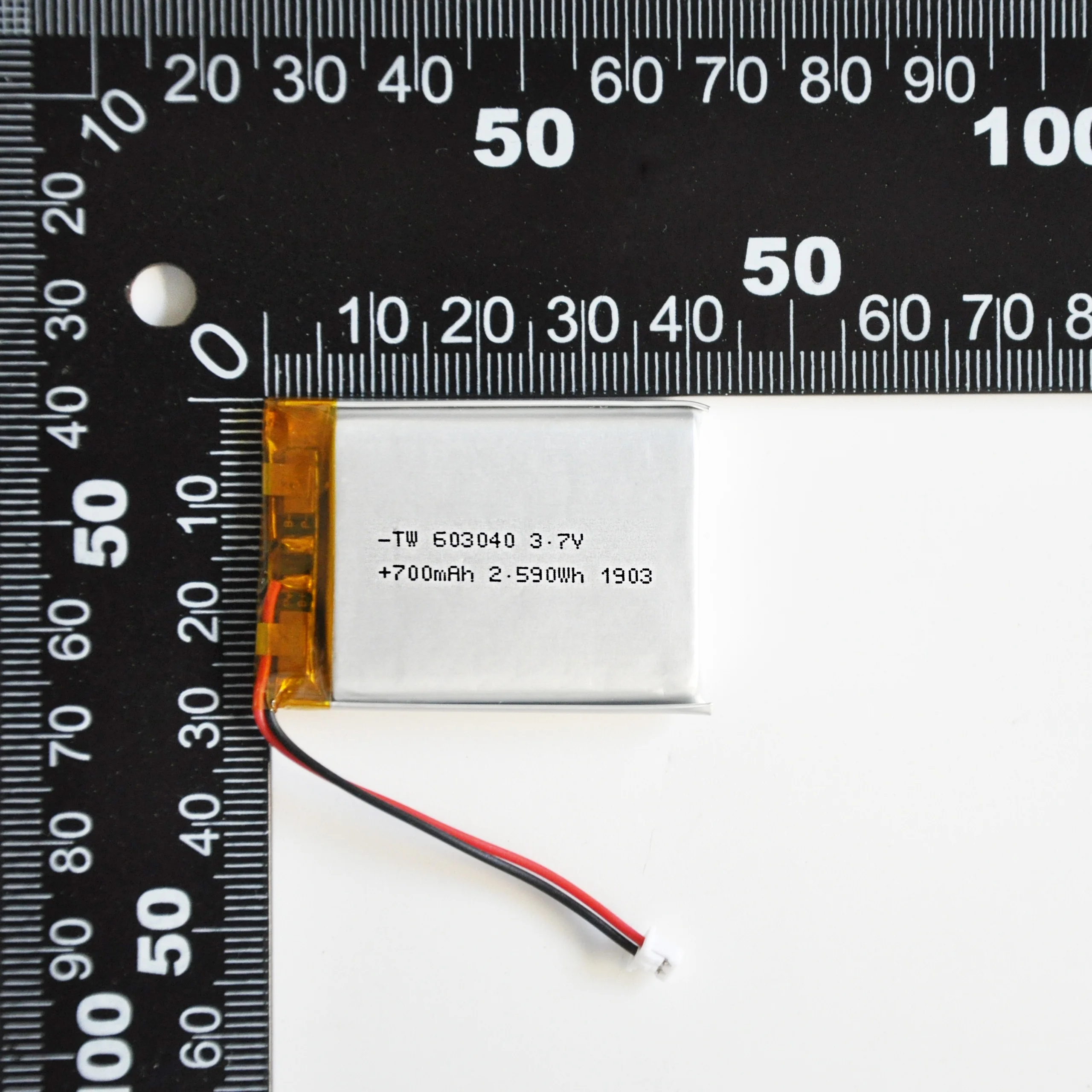 Factory original   li-polymer 700mAh 603040 high capacity li-on polymer battery