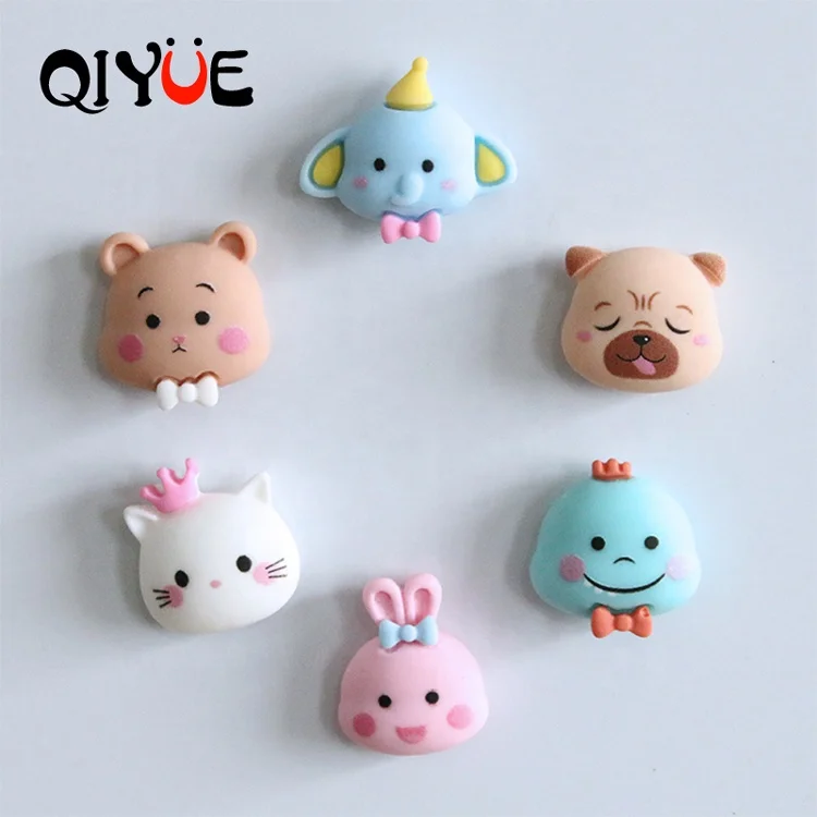 
DIY Accessories Simulation Cartoon Red Panda Rabbit Resin Magnetic Sticker Fridge Magnet 