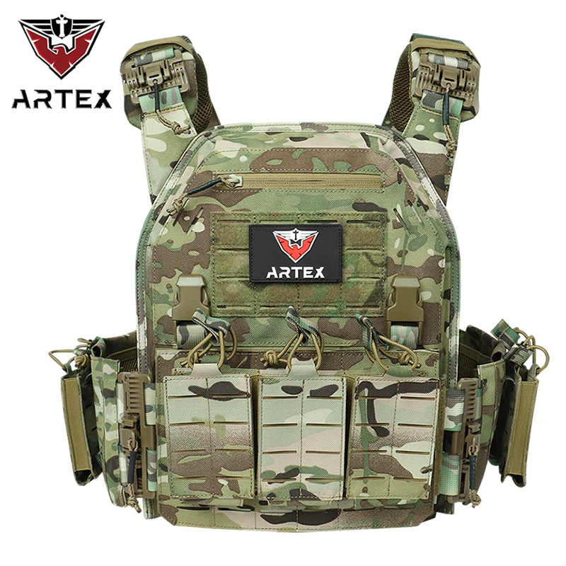 Hot Sale Artex AV-8123 Available Plate Carrier Outdoor Molle Tactical Vest Multifunctional Quick Release Security Vest Tactical