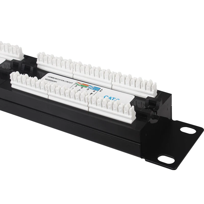 Неэкранированная патч-панель cat6 с 24