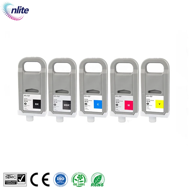 Pfi 707 Pfi 707 Pfi707 Ink Cartridge 700ml Compatible For Canon Ipf830 Ipf840 Ipf850