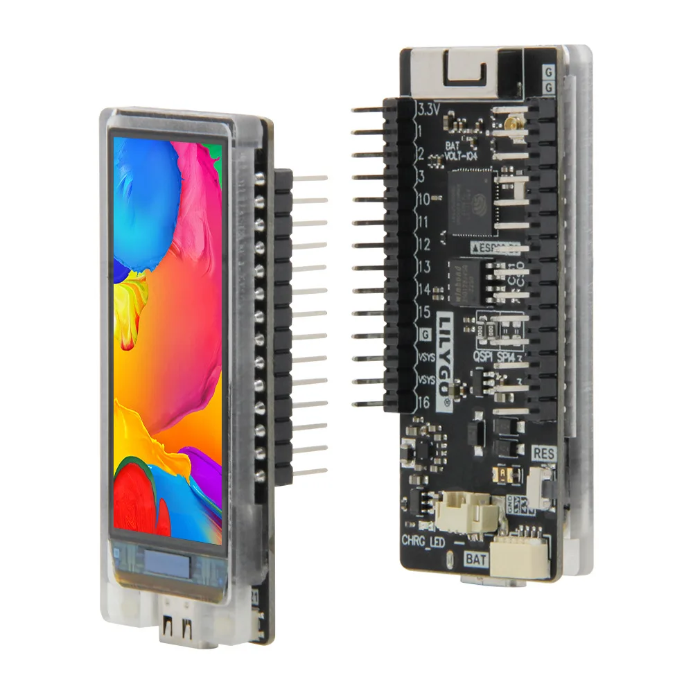 LILYGO T-Display-S3 AMOLED ESP32-S3 1.9inch RM67162 AMOLED Display Development Board OLED WIFI Bluetooth 5.0 Wireless Module