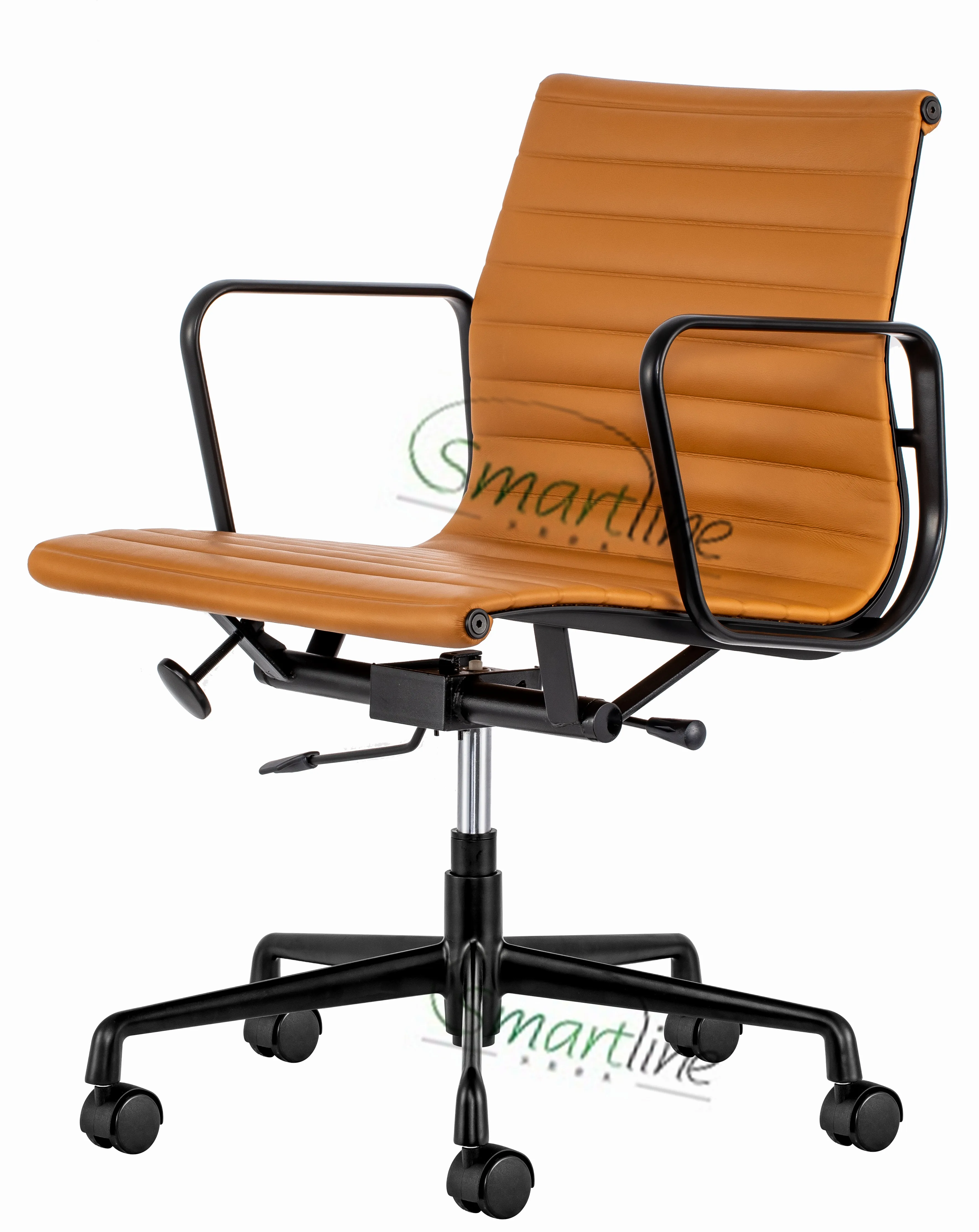 
Black Matted 117 Aluminum Thin pad office chair 