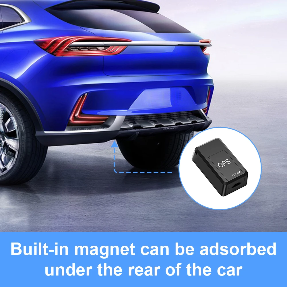 GF-07 Mini GPS Tracker, Ultra Mini GPS Long Standby Magnetic SOS Tracking Device,GSM SIM GPS Tracker For Vehicle/Car/Person