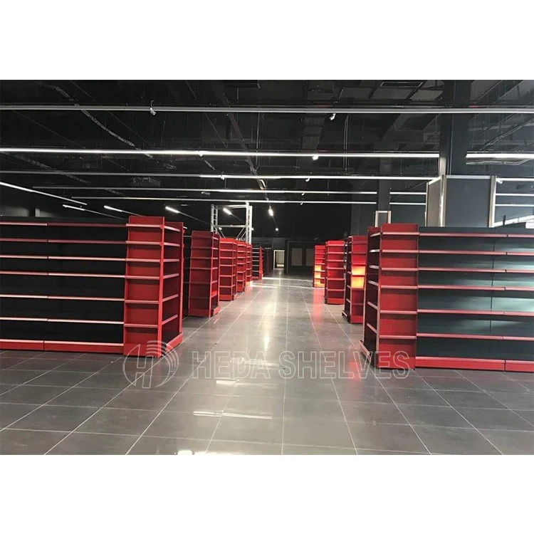 Металлическая полка для магазинов