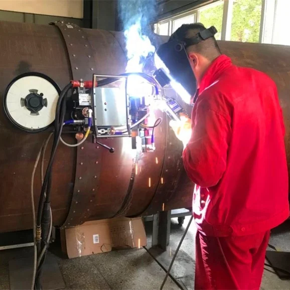 On-Site Pipeline Large Thick Pipe Orbital MIG Welding Machine, Portable Orbital Welding Machine for Pipeline Construction~