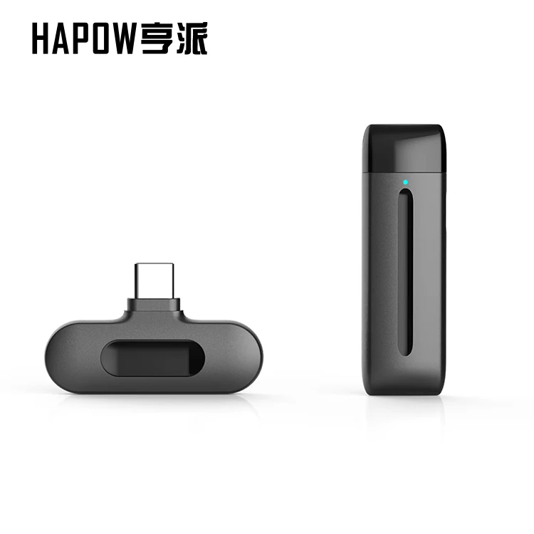 Hapow Cheap price lapel microphone lavalier wireless professional mic digital wireless stereo microphone