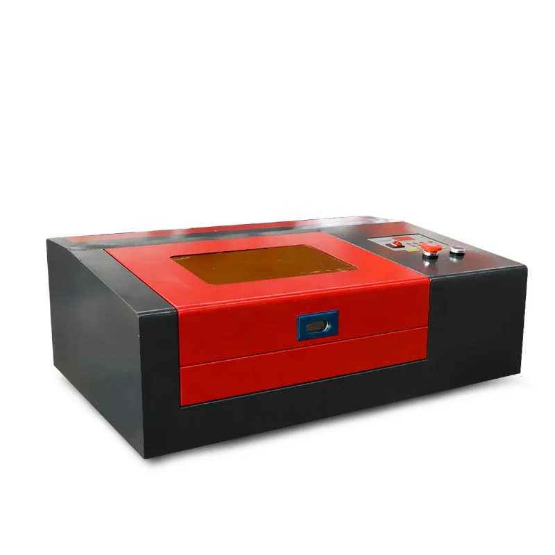 Portable Co2 Laser Cutting Machine 3020 Laser Engraving Machine Cutter Crafts Wood Cut Rubber Plate Non-metallic Materials