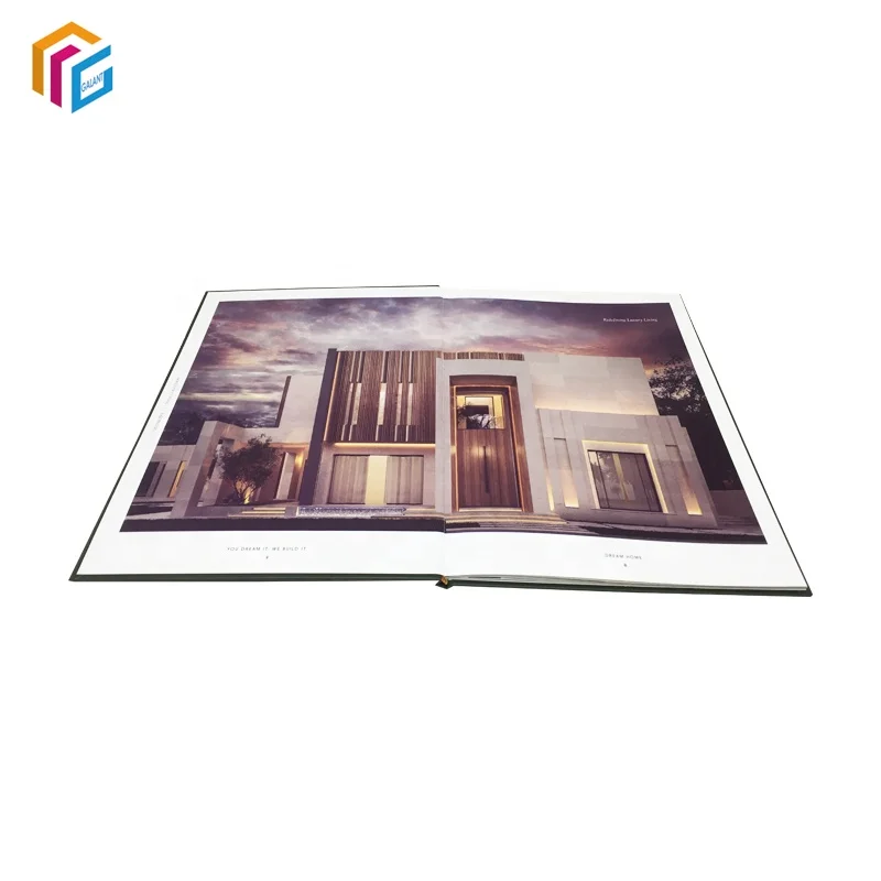 Custom Hardback Paperback Books Full Color Hardcover Book Graphic Book Case Bound with Foil Logo