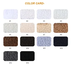 RL Wholesale Anti Pill Super Soft Cheap Wool Polar Sherpa Boucle Fleece Fabric For Winter Coat