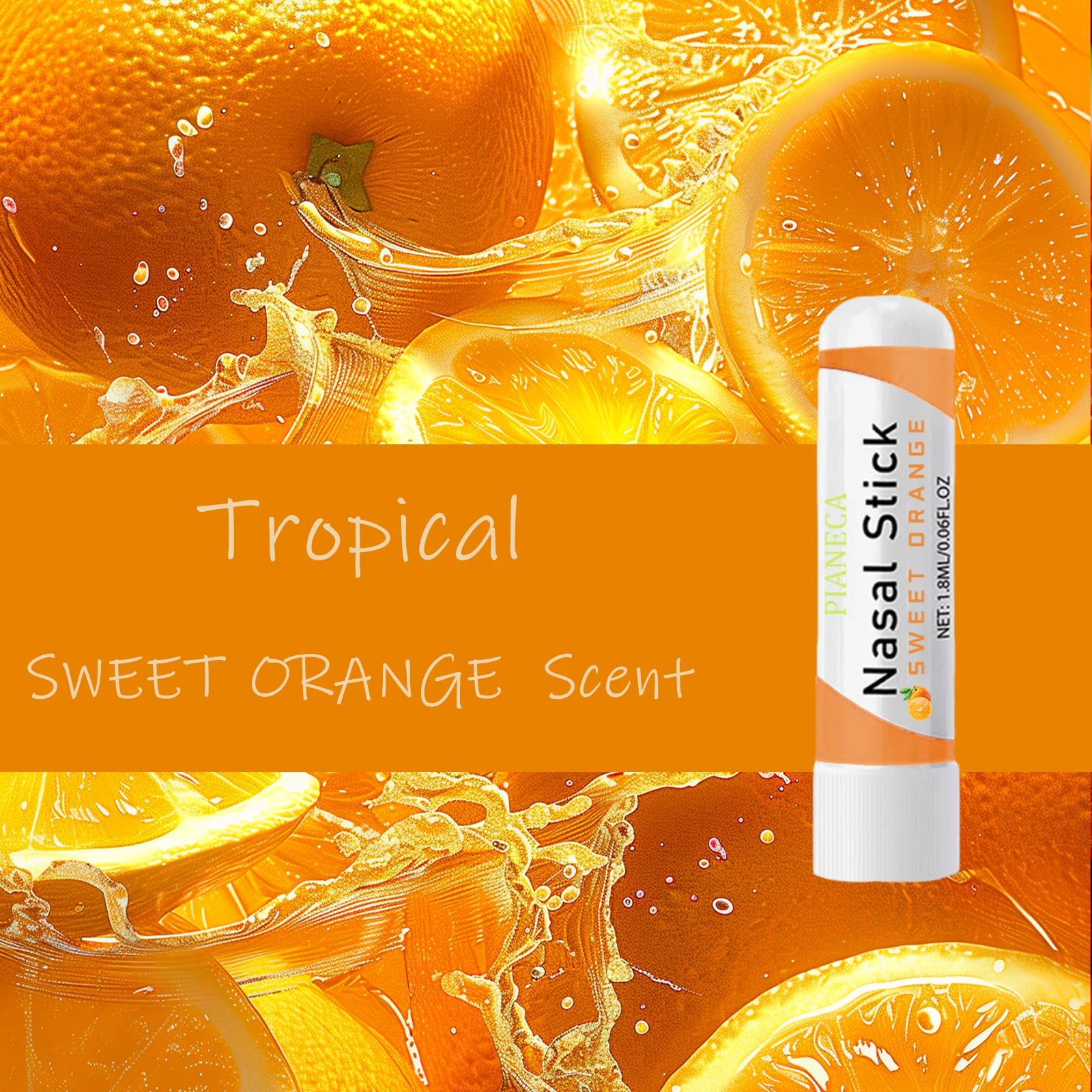 Private label Aromatherapy Fruit Scent Nasal Stick Custom Cooling Sensation Menthol Watermelon Nasal Inhaler