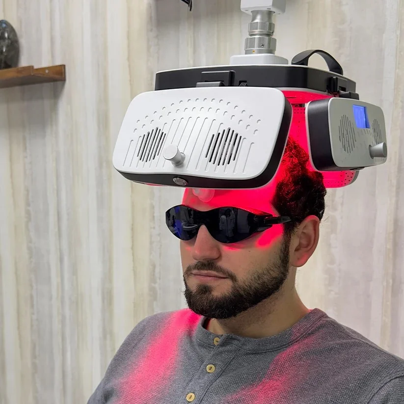 Kernel Hair Fast Growth Oil 424pcs Laser Anti Hair Loss Treatment lllt laser therapy hair treatment machine KN-8000A minoxidil