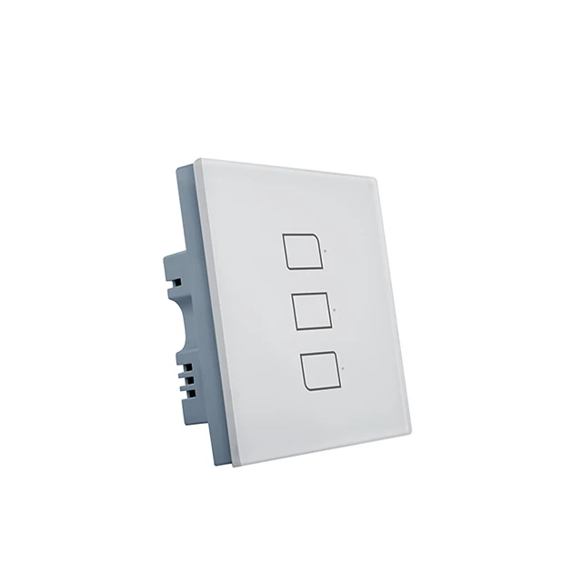 BROADLINK Bestcon TC2S-UK-3gang одиночный живой умный настенный сенсорный выключатель дистанционного управления работает с Alexa