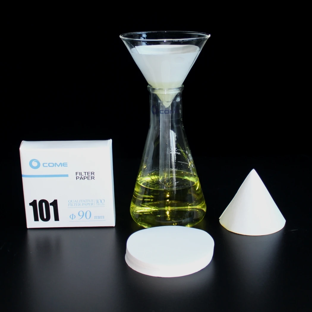 9cm Industry Standard Filter Paper For Low Pressure Filtration Equivalent To Whatman Grade 50