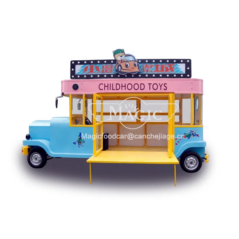 Customized Food Truck Rolling Cart Fast Food Snow Cone Trailer Food Cart Cooking Trailer Hamburger Carts