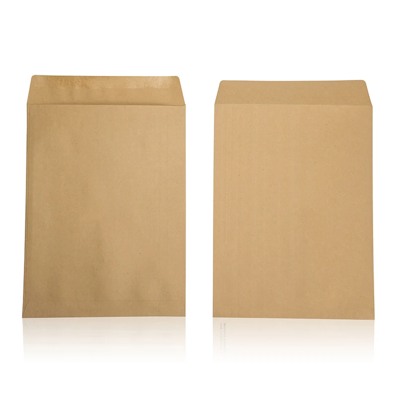 Factory Cheapest Business Custom C5 /a4 Brown manila Kraft envelope Business letter gold kraft envelope