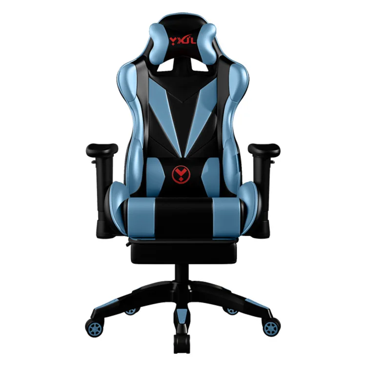 Manufacture Cheap Price Anji New Classic Popular Rotating Lifting Computer Chair Adjustable Leather Gaming chair with Footrest