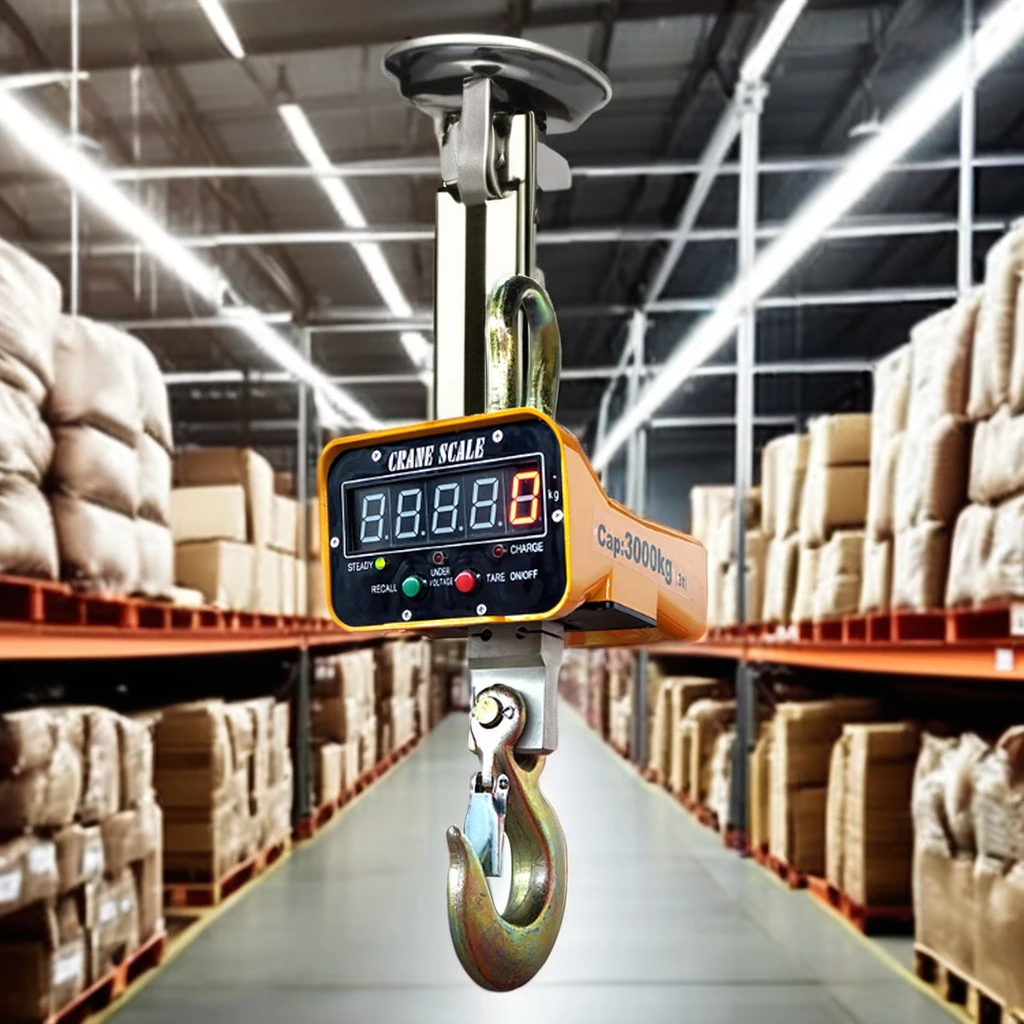 3 Ton Digital Electronic Crane Weighing Scale 500-10000 kg with Roller Type