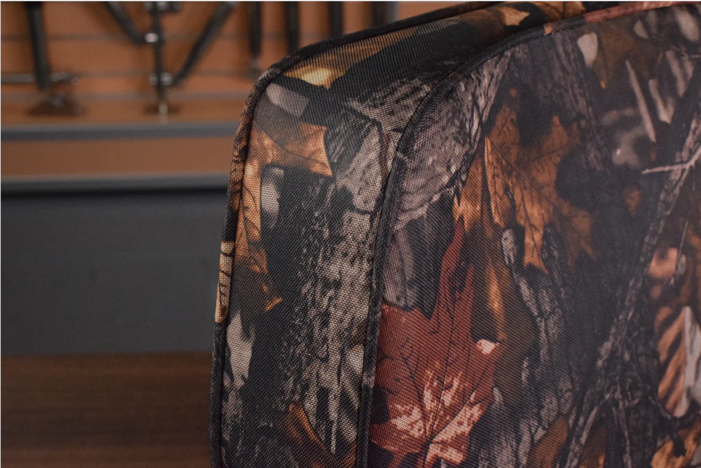 marine camo forest cover boat seat