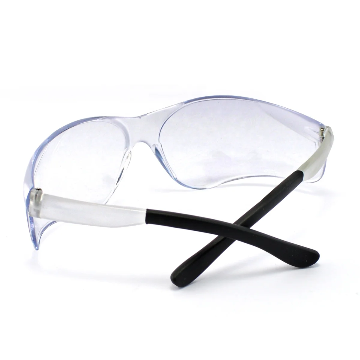 Anti fog Approved Wide-Vision Lab Safety Glasses ANSI Z87.1 Protective Safety Glasses with rubber end tips