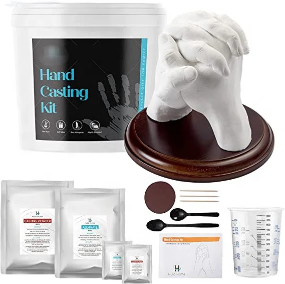 Diy 3d hand casting kit family alginate molding powder Alginate Molding Powder 3d Casting Kit