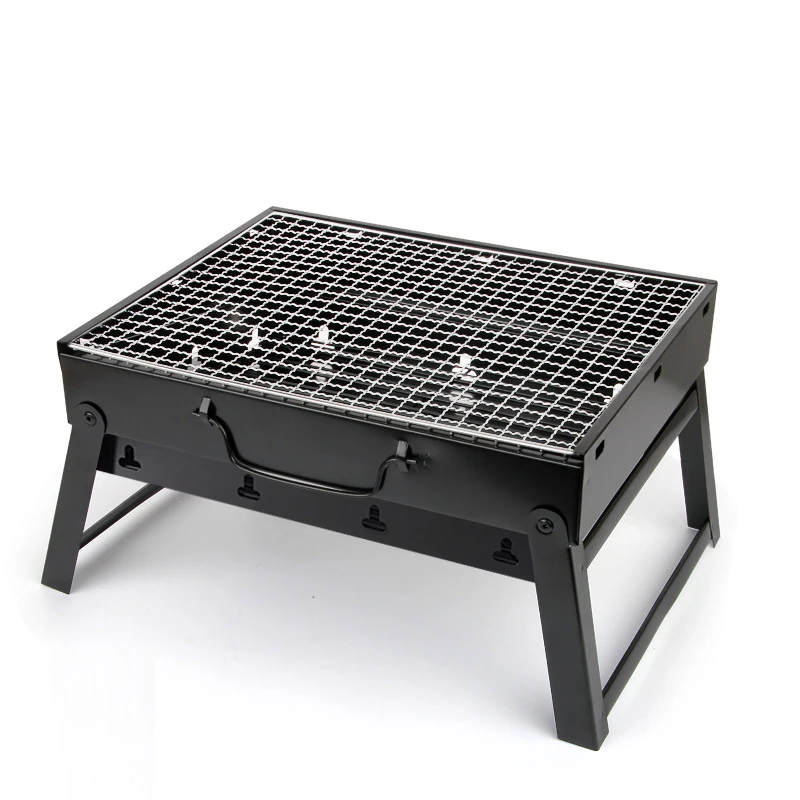 Wholesale indoor balcony bbq grill machine small portable folding bbq grill charcoal barbecue grill