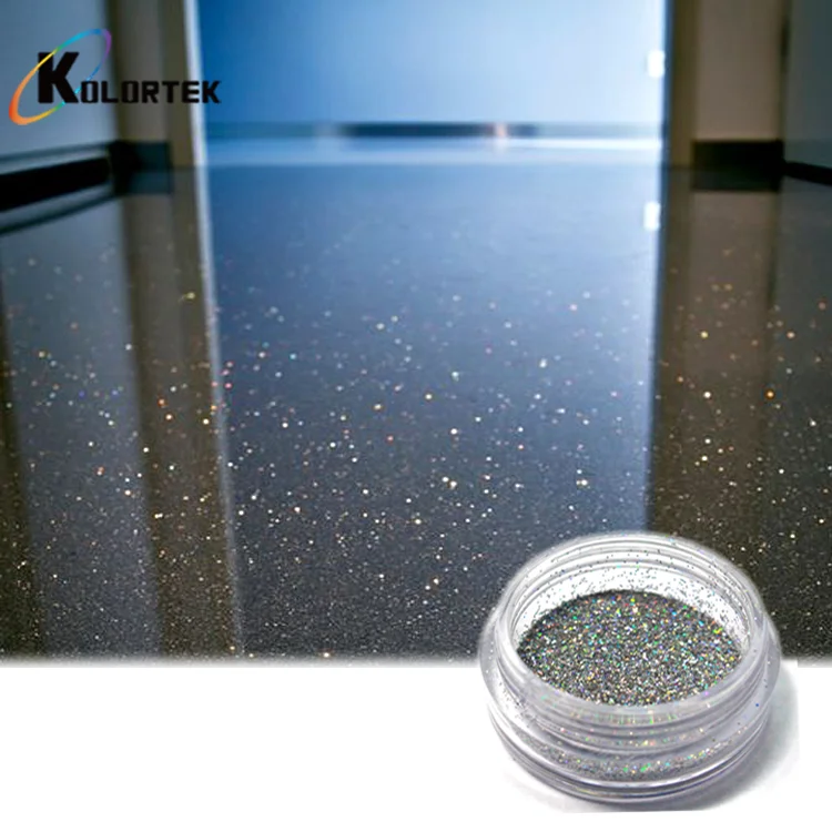 Epoxy Resin Flooring Pigment Flakes 3D Epoxy Paint Floor Colorful Glitter Powder Coating (1600209546742)