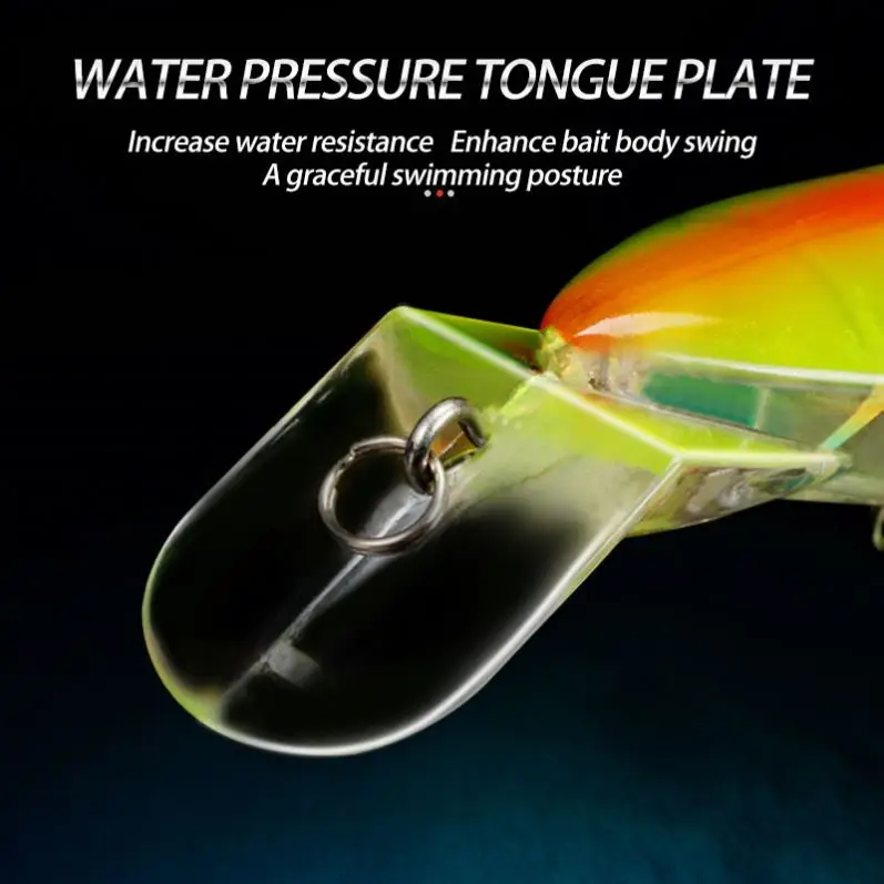 14cm 40g Swim Bait Pike Hard Bait Fishing Lure Minnow Lures Fishing Wobbler Squid Skirts Hard Lure Stick Bait