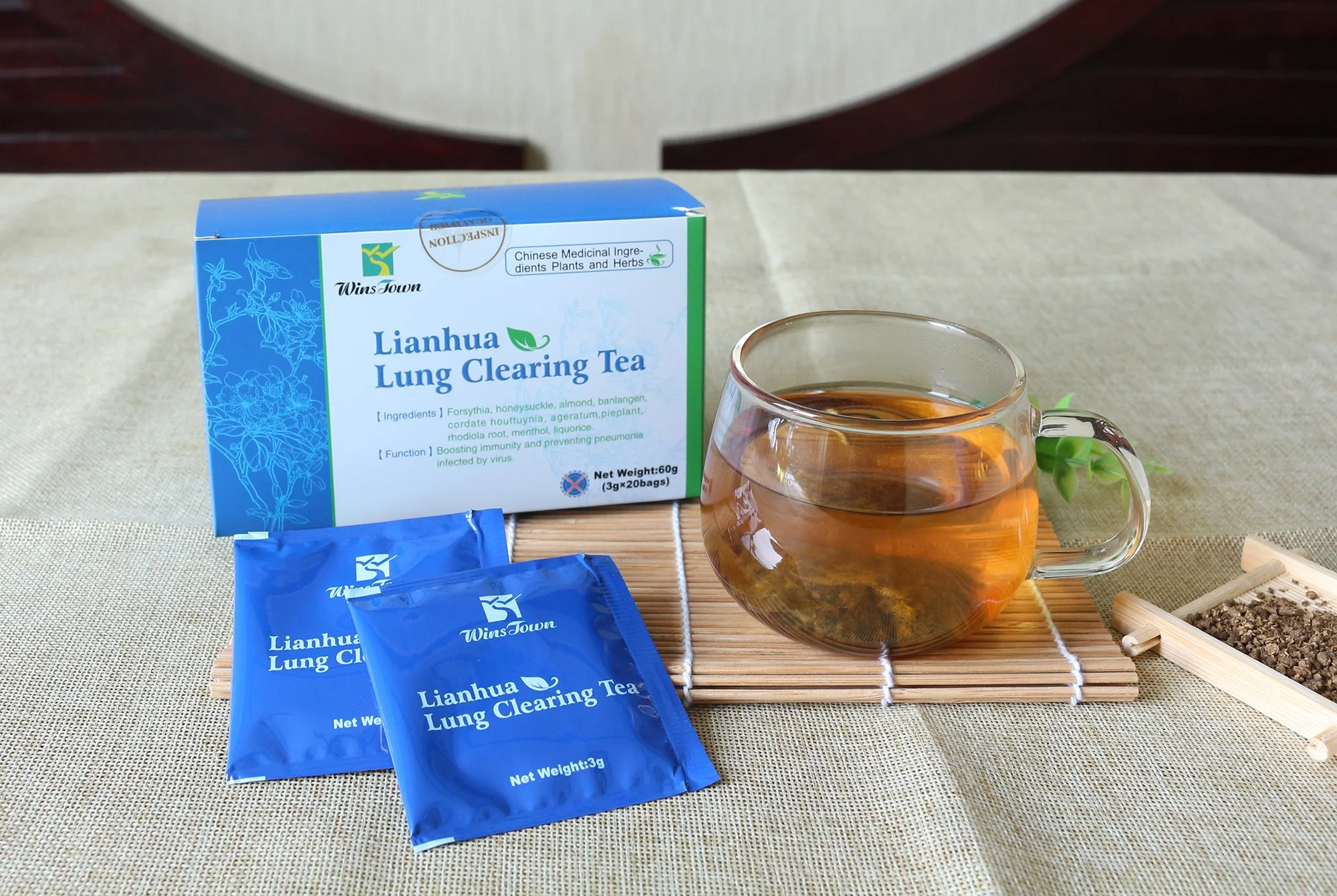 
Hot Selling Lianhua Lung Clearing Tea Pneumonia Herbs Health Tea 