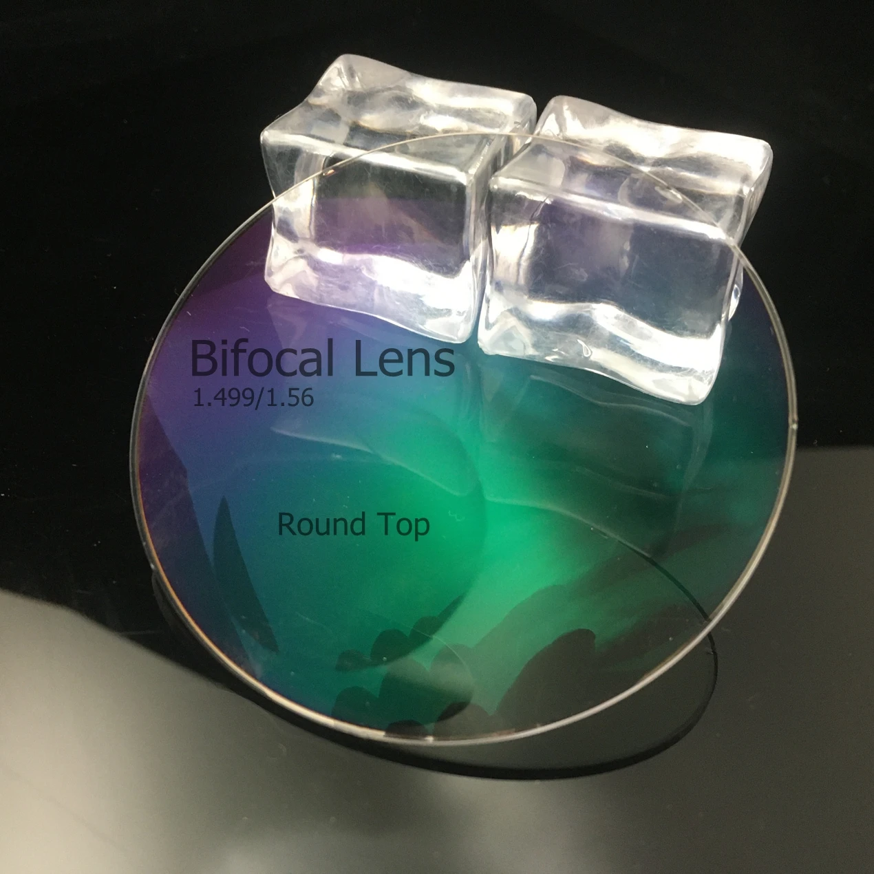 Popular and cheap 1.499 1.56 bifocal lentes function ophthalmic lenses reading glasses lens