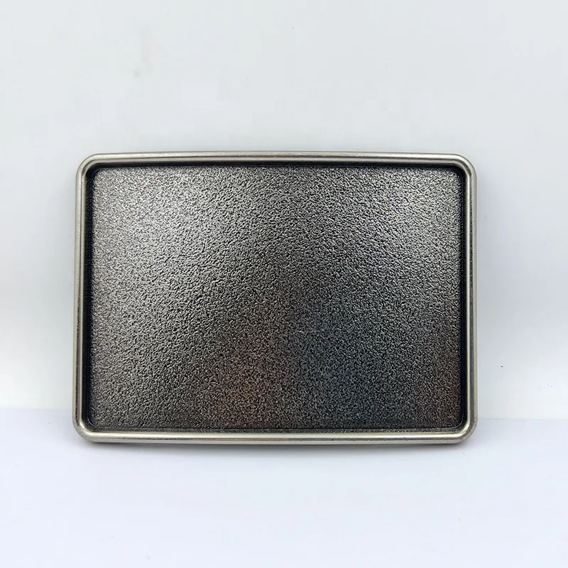 Дизайнерская пряжка для ремня в Западном ковбойском стиле с логотипом на заказ, Антикварная Серебряная отделка