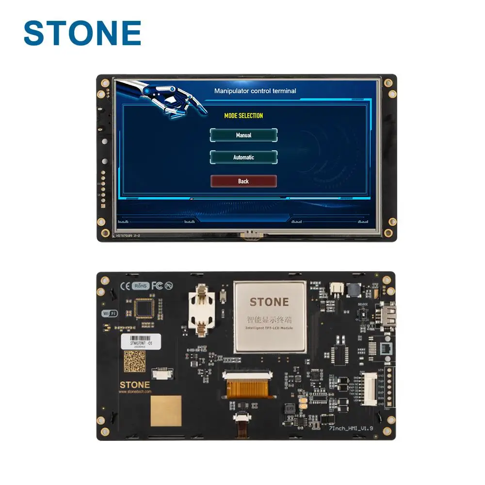 STONE 7 inch 800*480 resolution touch pane 4 wire resistive touch screen