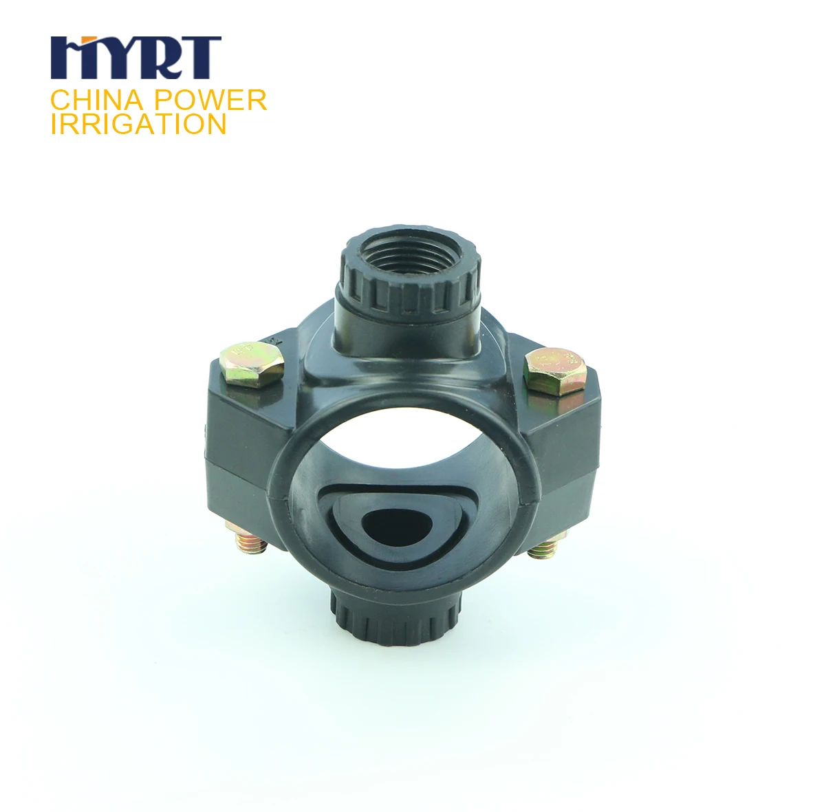 Factory price PP saddle clamps BSP Thread PN16 Compression Fittings for HDPE pipe