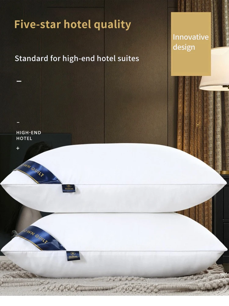 Wholesale Hilton hilton Hotels Cushions Throw Pillow Bedding Pillow travel silk case neck  customization