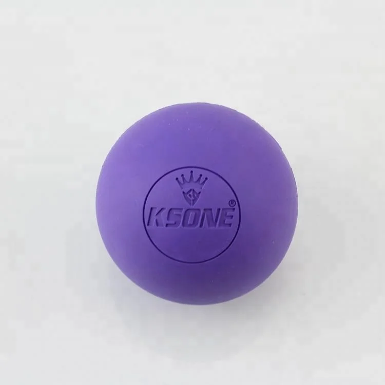 High Quality Custom Logo Natural Rubber Muscle Myofascial Lacrosse Massage Ball