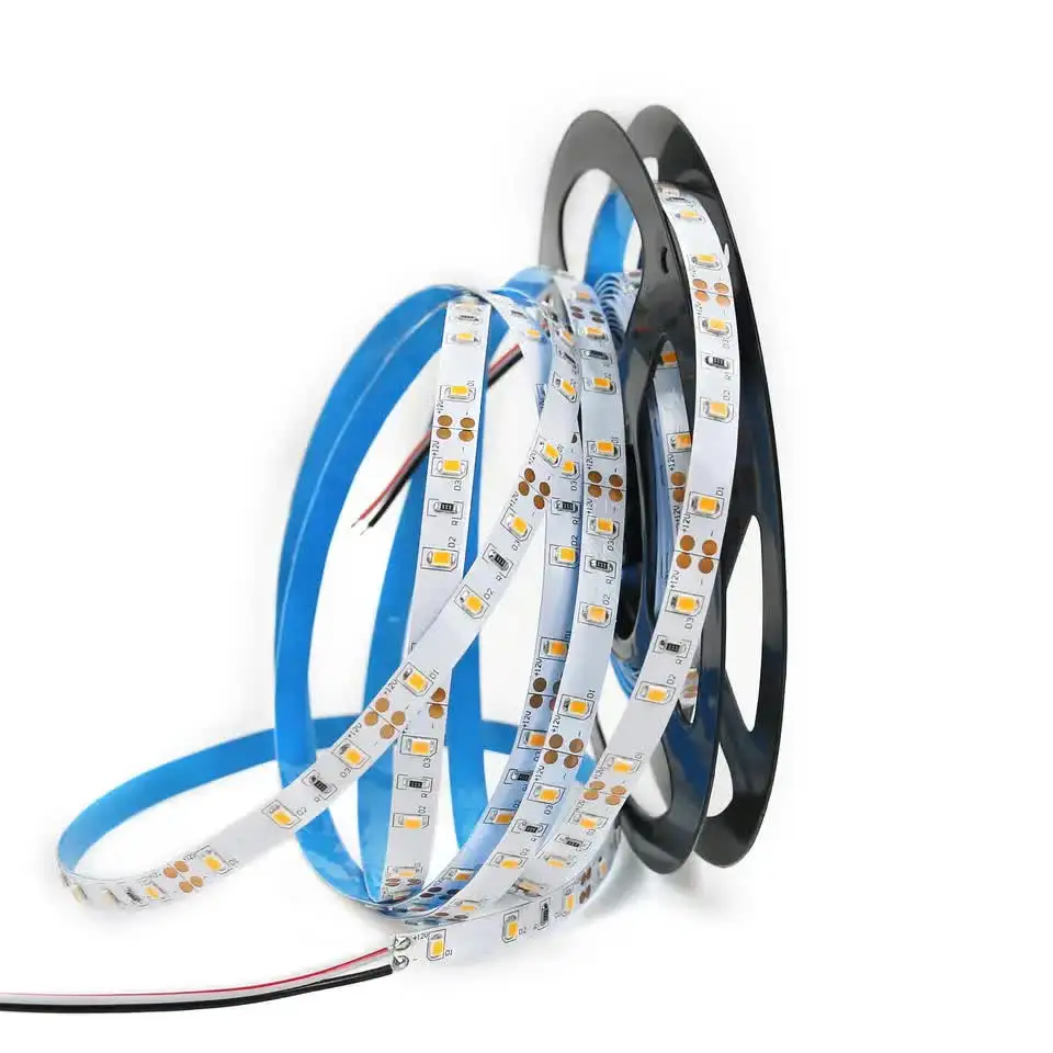 HTD Tape 60 120 240 Leds 5m/roll Waterproof Flexible 24v 5v 12v Warm White Rgb Luces Tiras smd 2835 Led Strip Light
