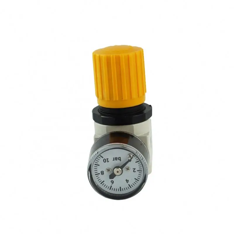 XMC HL Series OR Series Port Size M5 Pneumatic Parts Air Control Compressor Pressure Relief Regulator Valve with Gauge