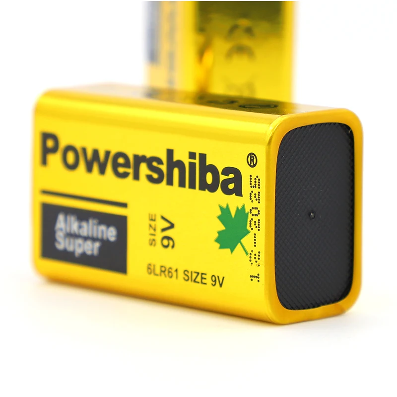 9 Volt 6LR61 Dry Cell Alkaline Battery For Flashlight