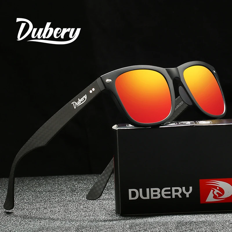 DUBERY 2023 солнцезащитные очки для мужчин UV400 поляризованные D755 высокого качества оправа из углеродного волокна Новое поступление Роскошная TAC унисекс