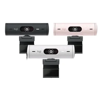 Digital Logitech Brio500 Hd 1080p Live Stream Camera Kit Internal Microphone Usb Video Conference Computer Webcam For Laptop Pc
