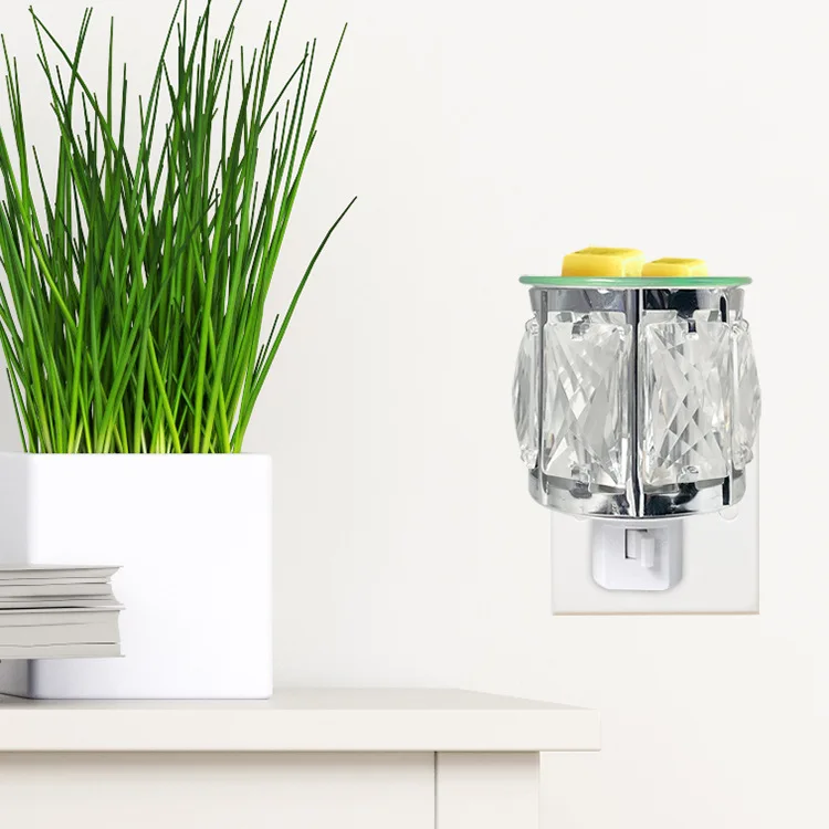 3D Night Light Electric Glass Wax Burner Candle Warmer Fragrance Wax Melts Warmer