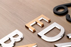 Figure Letters Acrylic Mirror Surface Wall Sticker 3D Silver Gold Paint Festival Party Decoration Diy Art Wall Stickers