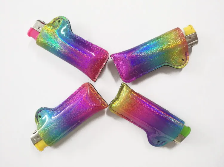 Creative neoprene glitter cigarette lighter sleeve holder