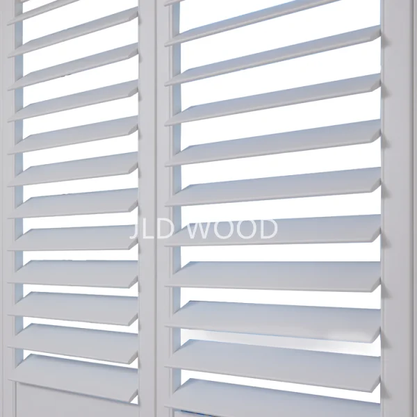 Wood plantation shutters for home decoration factory direct supply shutters wholesale